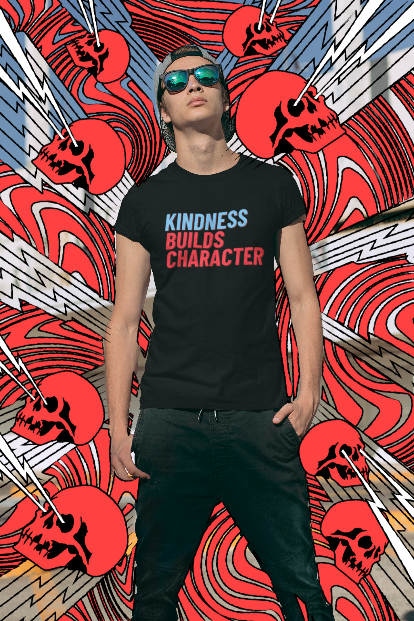 Men Kindness Builds Character Tee