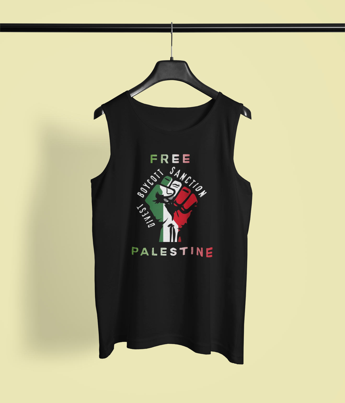 Men Free Palestine Tank