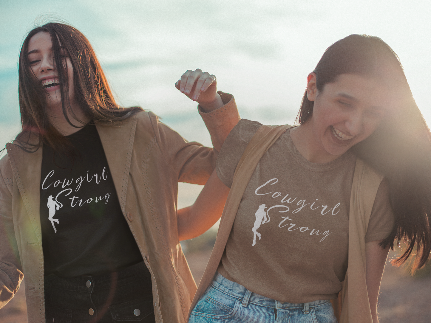 Women Cowgirl Strong Tee