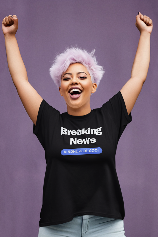 Women Breaking News Tee