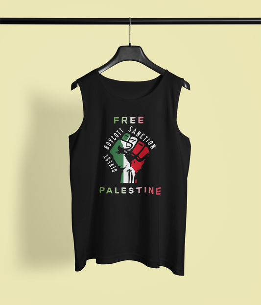 Men Free Palestine Tank