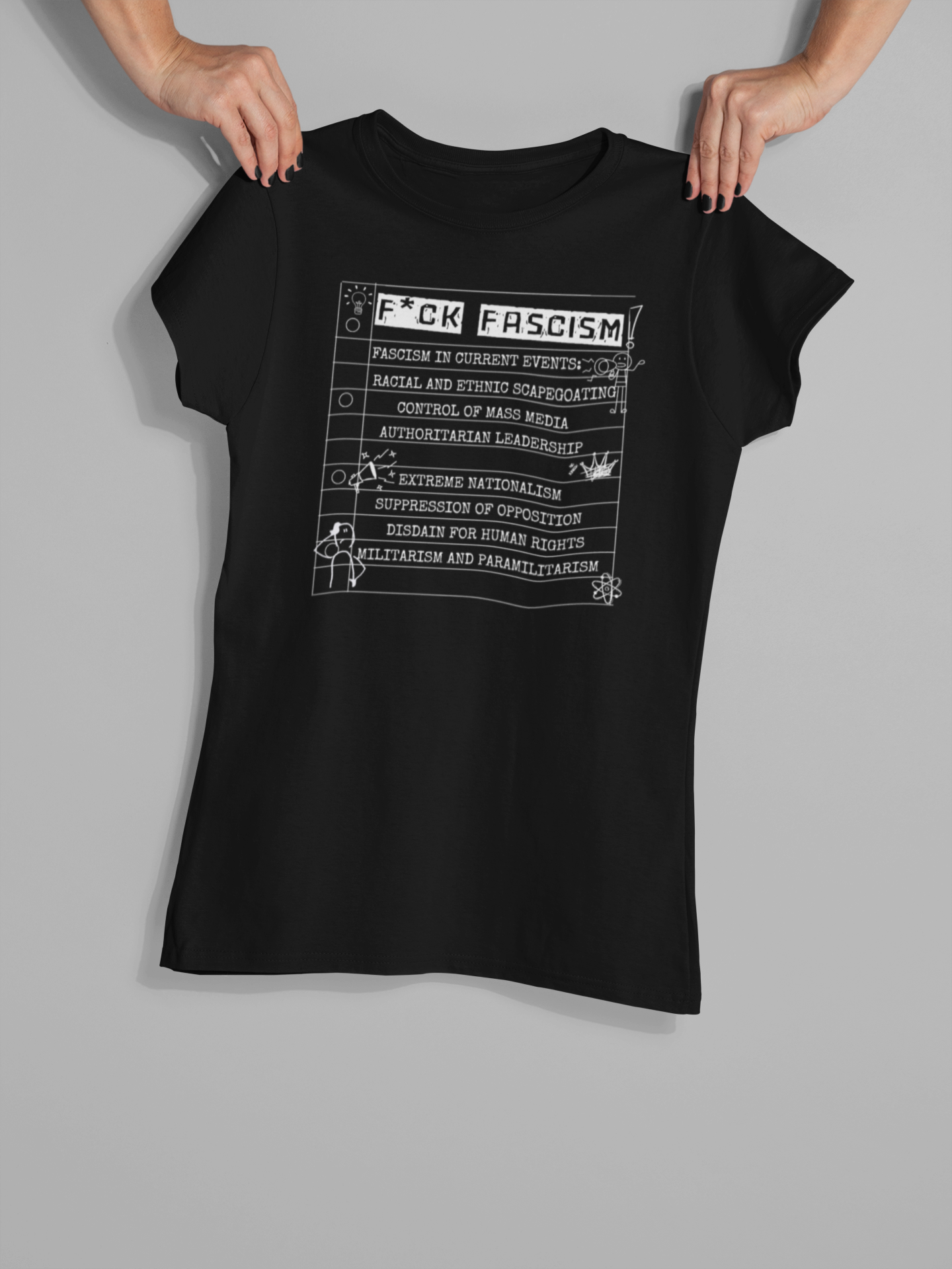 Women F* Fascism Tee