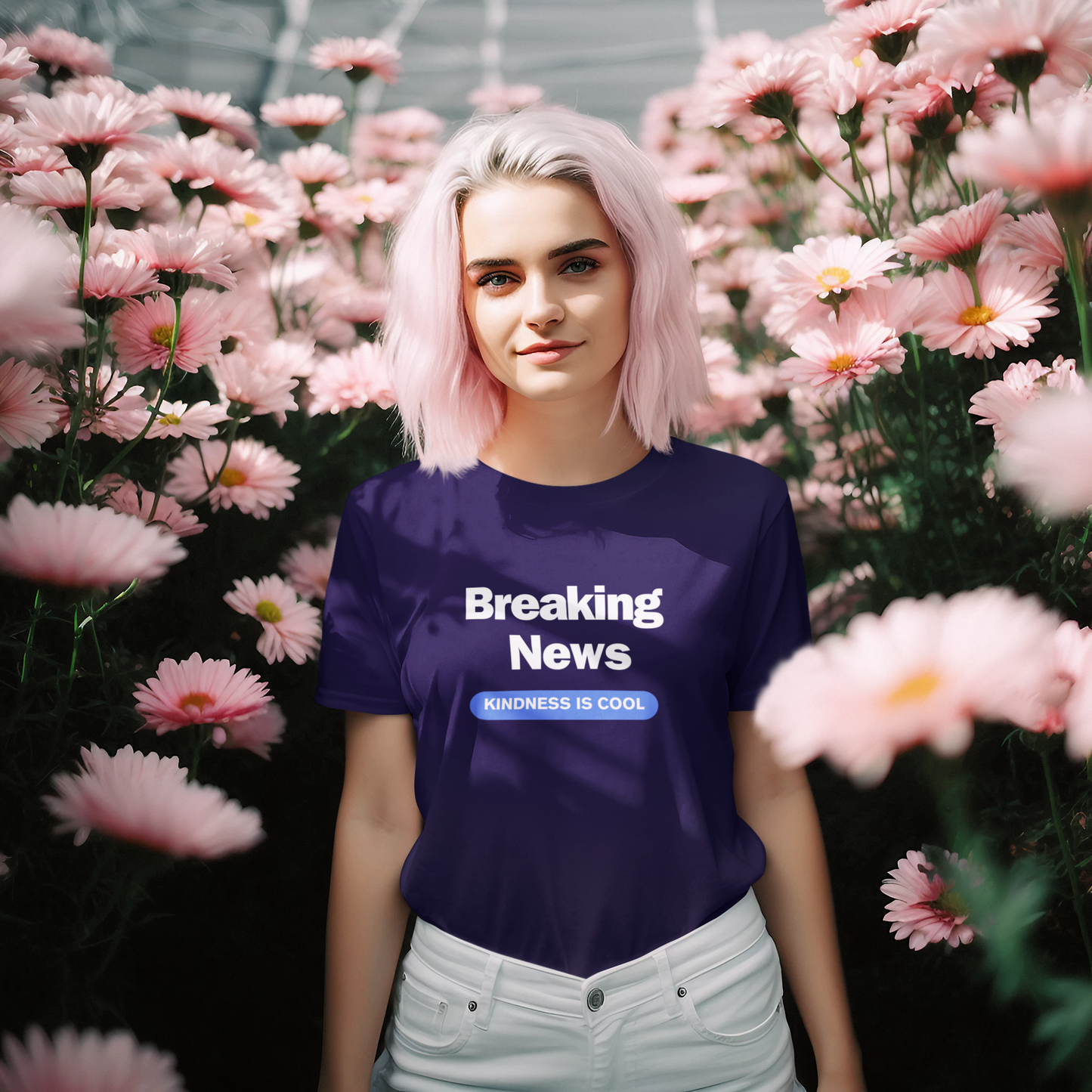 Women Breaking News Tee